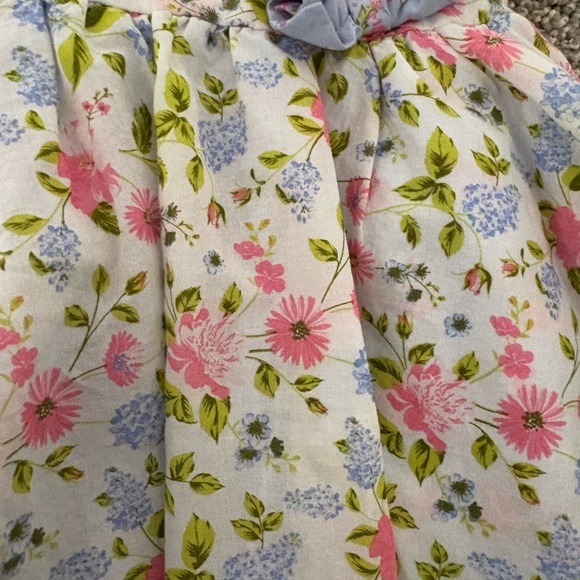 Nannette Floral Ruffle Cotton Kids Sun Dress Girl's Size 6-9 Months - Picture 2 of 7